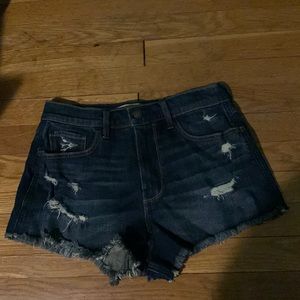Hollister denim shorts high waisted